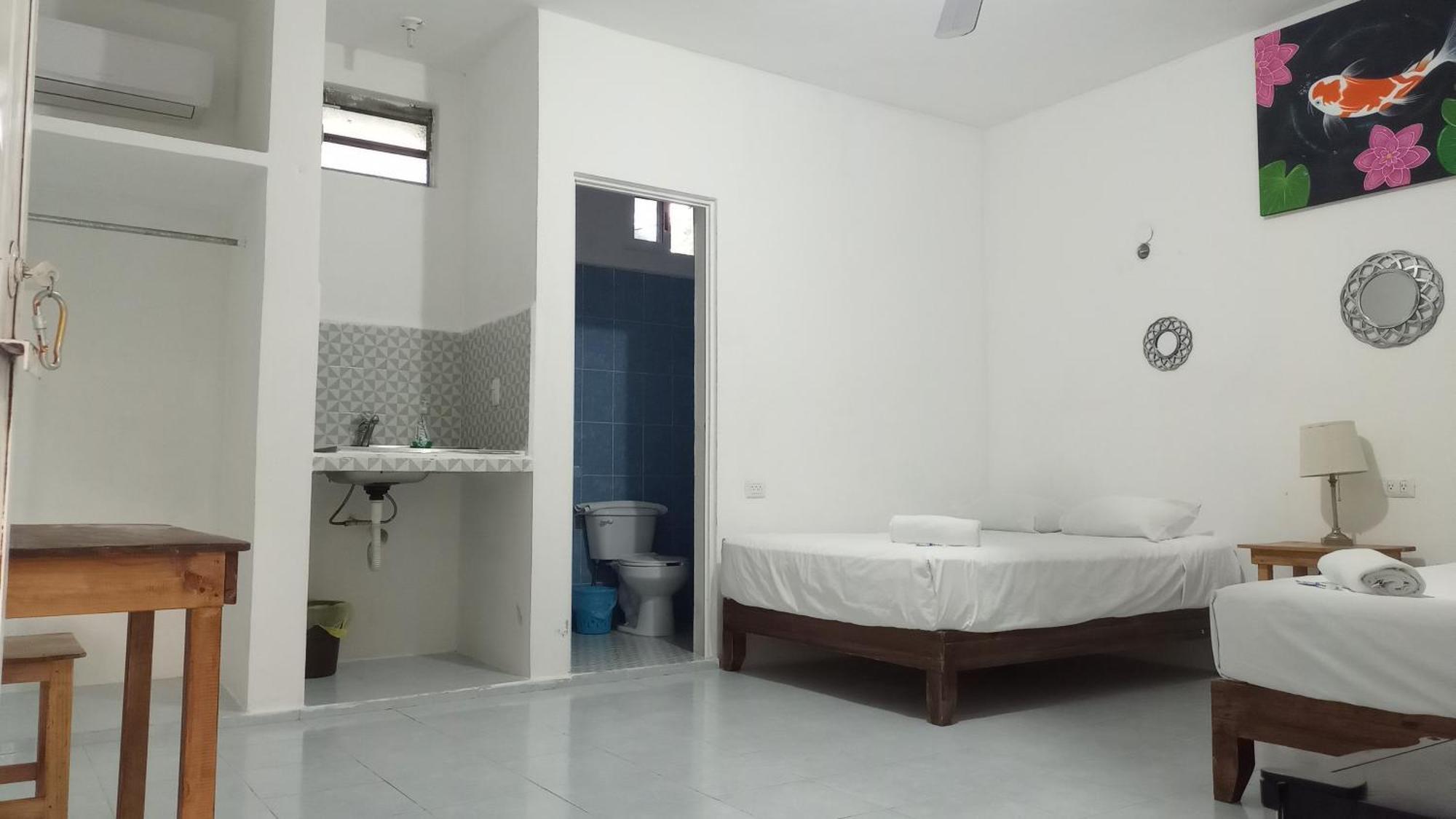 Blue Hotel Bacalar Habitación foto